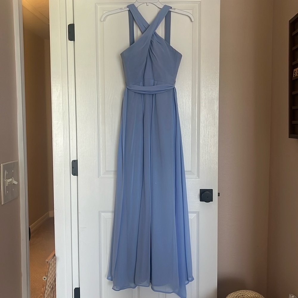 Kennedy Blue Bridesmaid Dress - Cornflower Blue